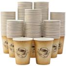 Copos de café de papel descartáveis Clawsoff 300, pacote 350 ml, 12 onças