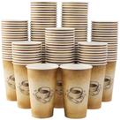 Copos de café de papel descartáveis Clawsoff, pacote 180, 480 ml, 16 onças