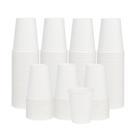 Copos de café de papel descartáveis ECOEXTRA 240mL, pacote 400, brancos