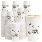 Copos de café de papel descartáveis Lamosi 16 onças (pacote 180)