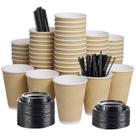 Copos de café de papel descartáveis SPRINGPACK 300mL, pacote com 100 Copos de café de papel descartáveis SPRINGPACK 300mL, pacote com 100