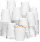 Copos de café descartáveis GUSTO White Paper 300mL 10oz 300ct