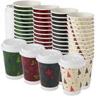 Copos de café descartáveis ROYAL BLUEBONNET 12 onças de Natal x48