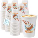 Copos de café Lamosi 350mL, pacote com 180 ml, copo de papel descartável, 350ml