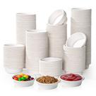 Copos de condimentos compostáveis EcoLipak 30mL, pacote 1000