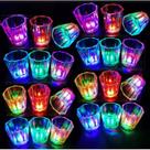 Copos De Festa Com LED Que Brilham No Escuro, Conjunto De 12/24 Peças Para Adultos, Lembrancinhas De