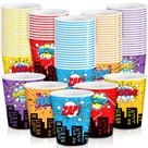 Copos de festa descartáveis Maxcheck 250 ml 100 unidades Hero Theme Copos de festa descartáveis Maxcheck 250 ml 100 unidades Hero Theme