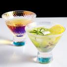 Copos de Martini sem haste Lysenn Iridescent 230 ml, conjunto de 2