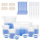 Copos de medição de silicone KISREL para resina 600ml+250ml+100ml