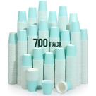 Copos de Papel Descartáveis AOZITA - 90mL, Azul Claro - Pacote com 700 Unidades Copos de Papel Descartáveis AOZITA - 90mL, Azul Claro - Pacote com 700 Unidades