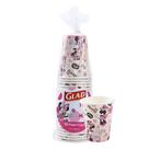 Copos de papel Glad para crianças Disney Mickey & Friends 250 ml 24 quilates