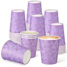 Copos de Papel para Festa Qinyoung 266 ml Raio Roxo 50 unidades