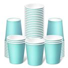 Copos de papel Prgery 240 ml, pacote com 50 unidades, xícara de café descartável, azul Copos de papel Prgery 240 ml, pacote com 50 unidades, xícara de café descartável, azul