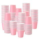 Copos de papel Prgery, pacote 150, copo de banheiro descartável rosa de 90 ml Copos de papel Prgery, pacote 150, copo de banheiro descartável rosa de 90 ml