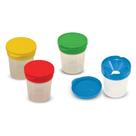 Copos de pintura Melissa & Doug, à prova de derramamento, pacote com 4 unidades, seguros para crianças