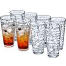 Copos de plástico Amazing Abby Iceberg 700ml (conjunto de 8)