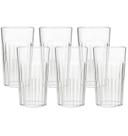 Copos de plástico Arrow Home Products 180 ml, conjunto de 6 transparentes