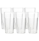 Copos de plástico Arrow Home Products, 480 ml, conjunto de 6 transparentes