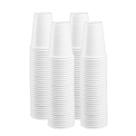 Copos de plástico descartáveis, embalagem confortável, 150 ml, 500 unidades, brancos Copos de plástico descartáveis, embalagem confortável, 150 ml, 500 unidades, brancos