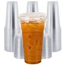 Copos de plástico descartáveis Green Direct 700mL com tampas Sip x50