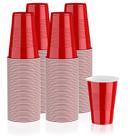 Copos de plástico descartáveis Lilymicky 16 oz (480 mL) Red, pacote 240