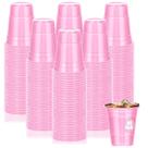Copos de plástico Dualshine 100 Pack Pink 473ml para festa Copos de plástico Dualshine 100 Pack Pink 473ml para festa
