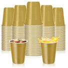 Copos de plástico Dualshine, pacote com 100 ml, 530 ml para Party Gold, 18 onças Copos de plástico Dualshine, pacote com 100 ml, 530 ml para Party Gold, 18 onças