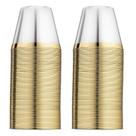 Copos de plástico EASERCY 100 270mL Gold Old Fashioned Copos x100