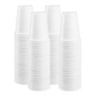Copos de plástico, embalagem confortável, 500 unidades, 200 ml, brancos para resfriados