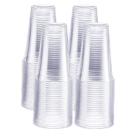 Copos de plástico, embalagem confortável, Crystal PET Clear, 600 ml, pacote com 100