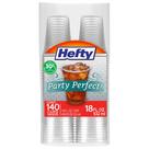 Copos de plástico Hefty Party Perfect, 18 onças, 140 unidades, transparentes Copos de plástico Hefty Party Perfect, 18 onças, 140 unidades, transparentes