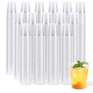 Copos de plástico JOLLY CHEF 120mL, descartáveis transparentes, pacote com 1200