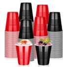 Copos de plástico KesaPlan 100 unidades, copos de festa de feliz ano de 350 ml