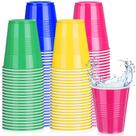 Copos de plástico Pickmesh, pacote com 50 ml, descartáveis, multicoloridos