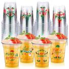 Copos de plástico transparente FoldTier 50 unidades de 350 ml Christmas Elf Copos de plástico transparente FoldTier 50 unidades de 350 ml Christmas Elf