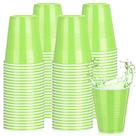 Copos de plástico verde limão Pickmesh, pacote com 50 ml