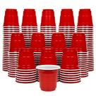 Copos de tiro GoPong, 2 onças, pacote com 200, plástico vermelho
