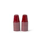 Copos de tiro Just Funky, 45 ml, acrílico, vermelho, plástico, pacote com 20