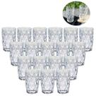 Copos De Vidro 370ML Grosso Modelo Diamante P/ Agua Suco 18 UN