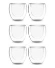 Copos De Vidro Borasilicato Duplo 80ml Nespresso 06 Unidades
