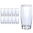 Copos de Vidro Jogo com 10 Florence 370ml Transparente Luxo