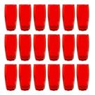 Copos de Vidro Jogo com 18 Florence 370ml Vermelho Luxo