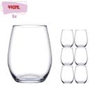 Copos De Vidro Transparente Redondo Pasabahçe 440ml 6 Unida