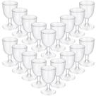Copos de vinho de plástico descartáveis Didaey 160mL (pacote com 48)