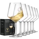 Copos de vinho Hlukana, conjunto de 6 copos de plástico inquebrável de 470 ml