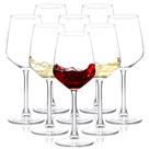 Copos de vinho SHYRC Long Stem 12 onças/350 ml Conjunto de 8 copos transparentes