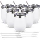 Copos de vinho YEBTS Life 350ml/6 pacotes de aço inoxidável