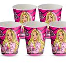 Copos decoração festa Barbie 8 Uni 200 ML aniversário Copos decoração festa Barbie 8 Uni 200 ML aniversário