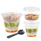 Copos descartáveis de plástico para parfait de iogurte de 275 ml (pacote com 50)