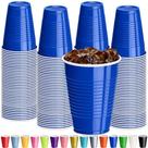 Copos descartáveis DecorRack Blue Plastic 350 ml (120 unidades)